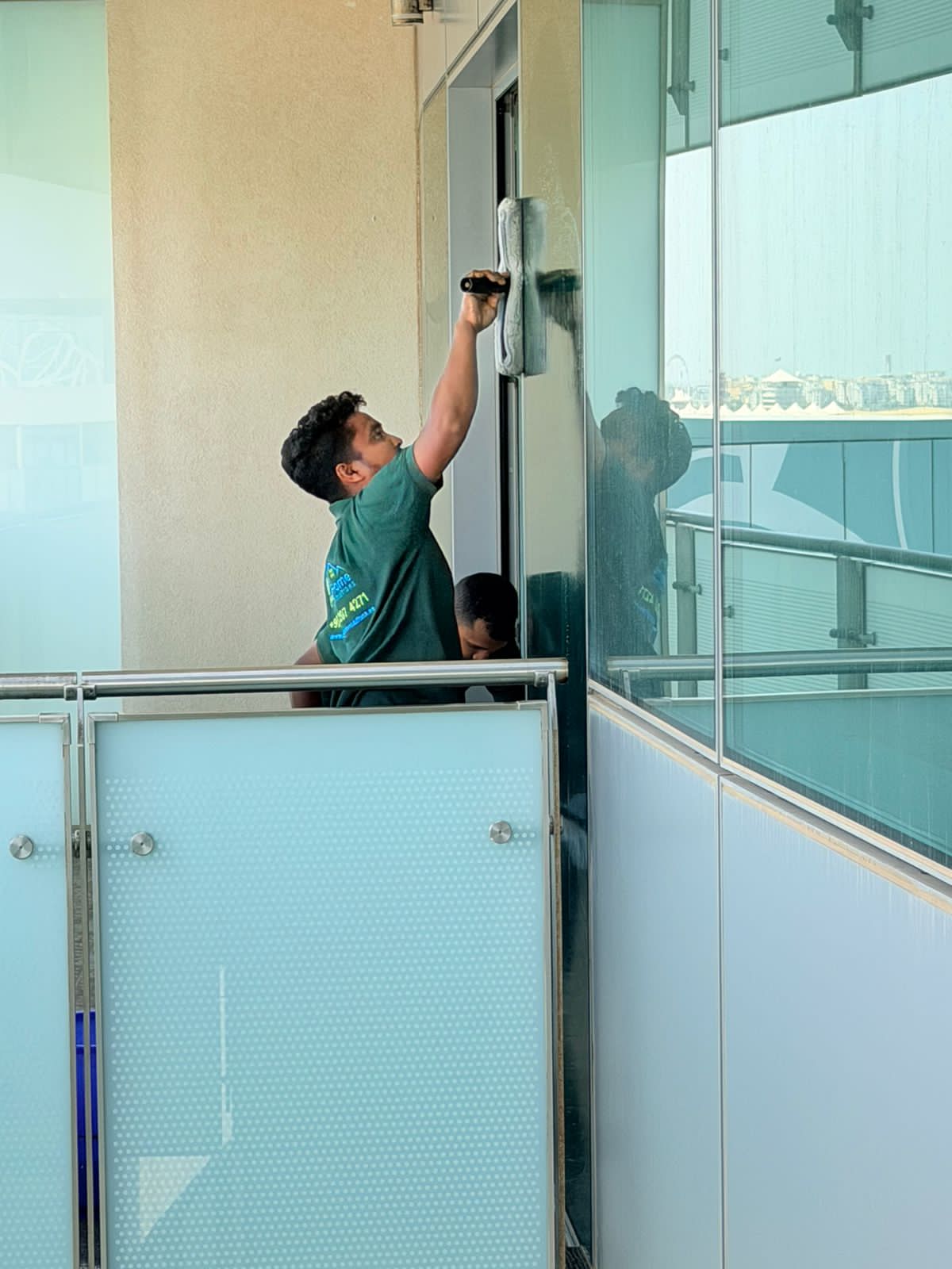 Apartment deep cleaning in progress Abu Dhabi 5